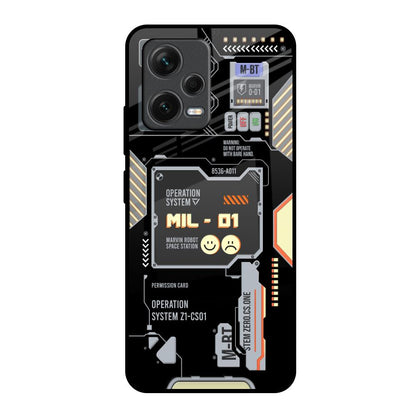Exposed Parts Redmi Note 12 5G Glass Back Cover Online