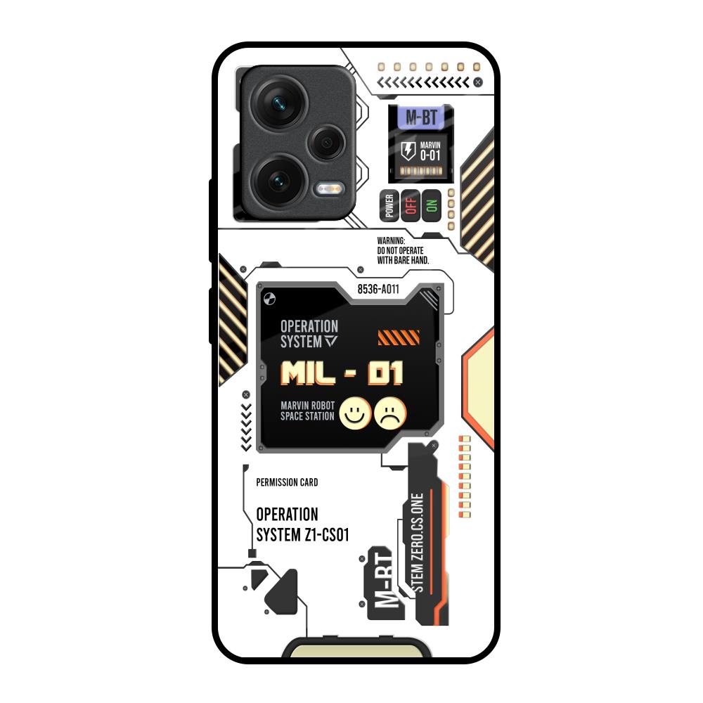Tech Display Redmi Note 12 5G Glass Back Cover Online