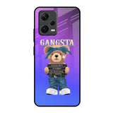 Gangsta Bear Redmi Note 12 5G Glass Back Cover Online
