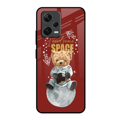Astronaut Bear Redmi Note 12 5G Glass Back Cover Online