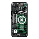 Green Camo Circuit Vivo T2 5G Glass Back Cover Online