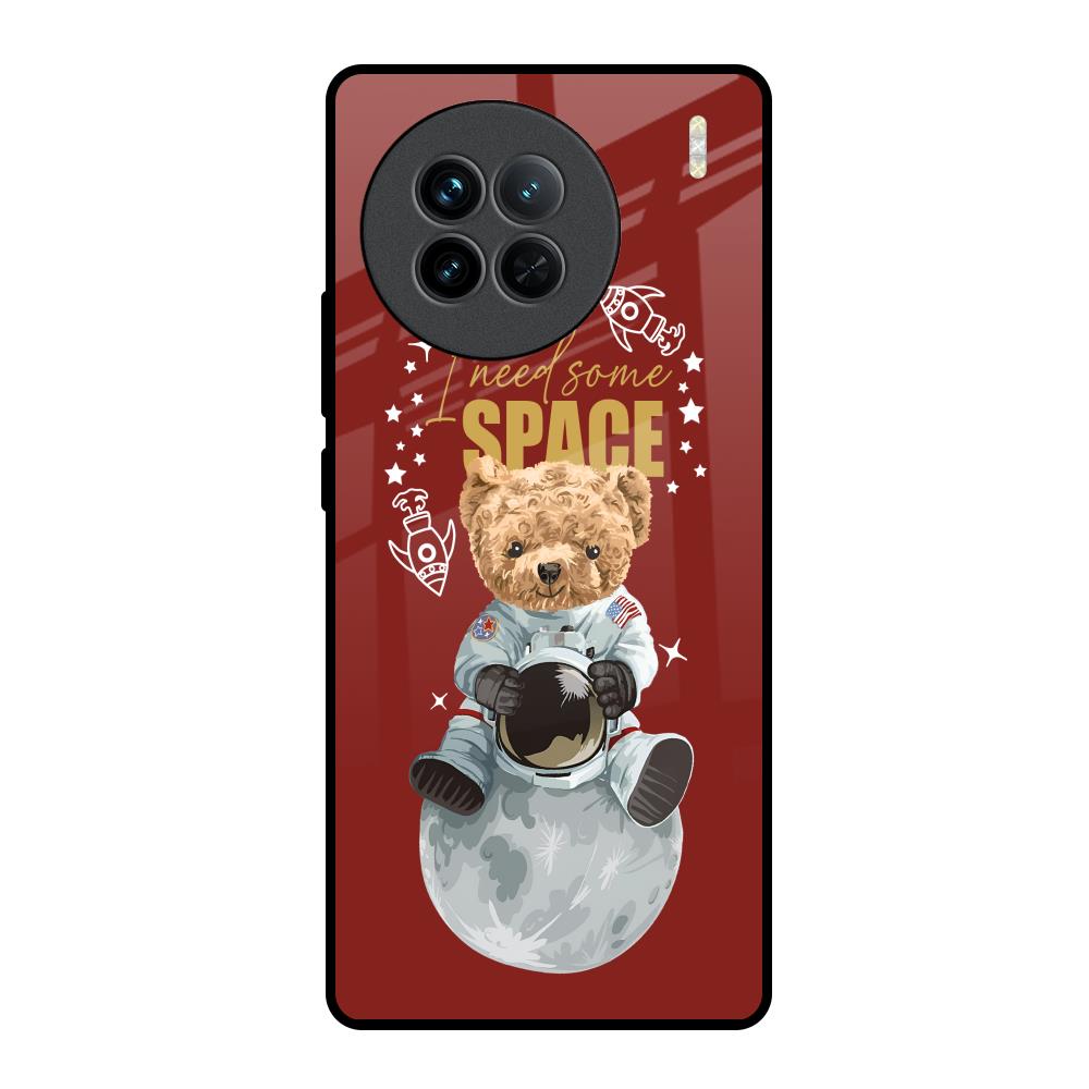 Astronaut Bear Vivo X90 5G Glass Back Cover Online