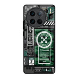 Green Camo Circuit Vivo X90 Pro 5G Glass Back Cover Online