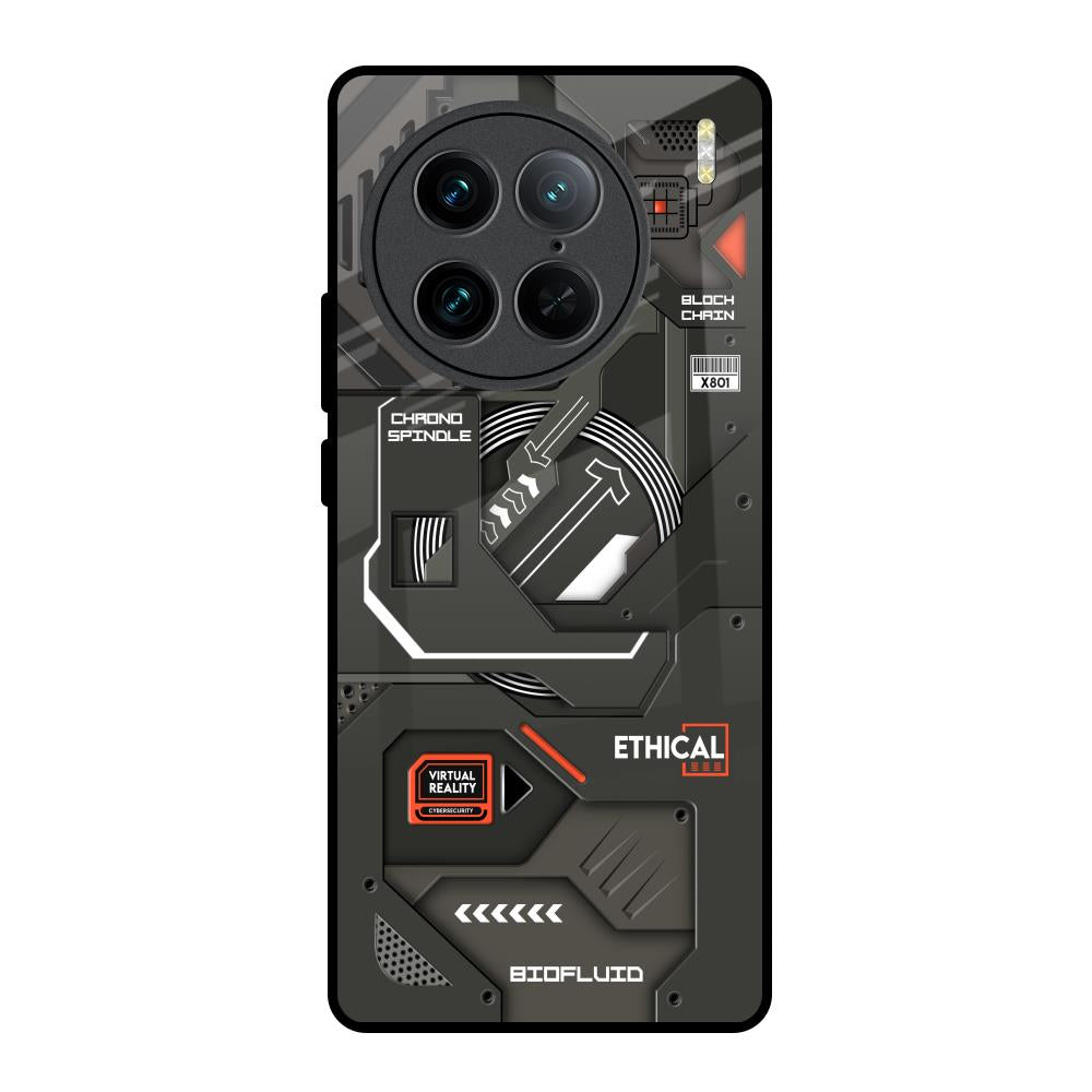 Tech Aesthetics Vivo X90 Pro 5G Glass Back Cover Online