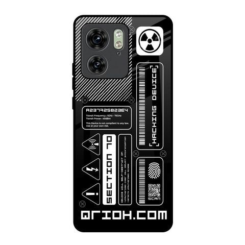 Futuristic Art Motorola Edge 40 Glass Back Cover Online