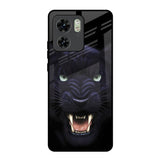 Angry Black Leopard Motorola Edge 40 Glass Back Cover Online