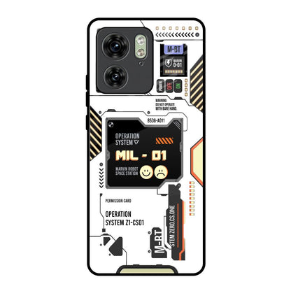Tech Display Motorola Edge 40 Glass Back Cover Online