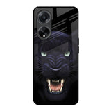 Angry Black Leopard Oppo F23 5G Glass Back Cover Online