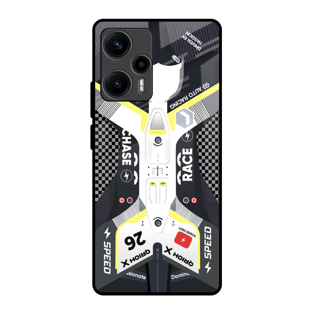 Car Enthusiast Poco F5 5G Glass Back Cover Online