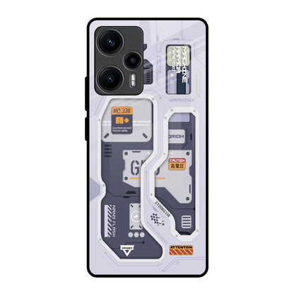 Tech Savvy Poco F5 5G Glass Back Cover Online