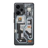 Retro Futuristic Poco F5 5G Glass Back Cover Online