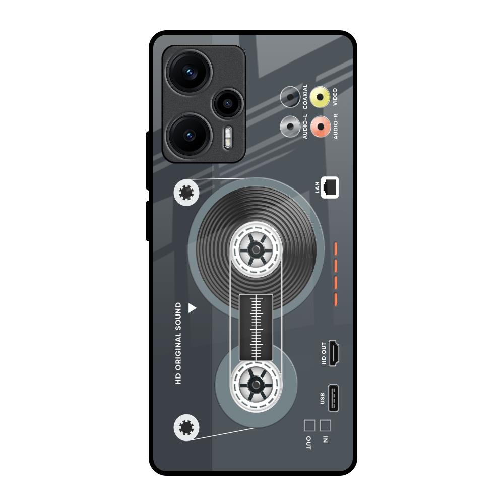 Retro Recorder Poco F5 5G Glass Back Cover Online