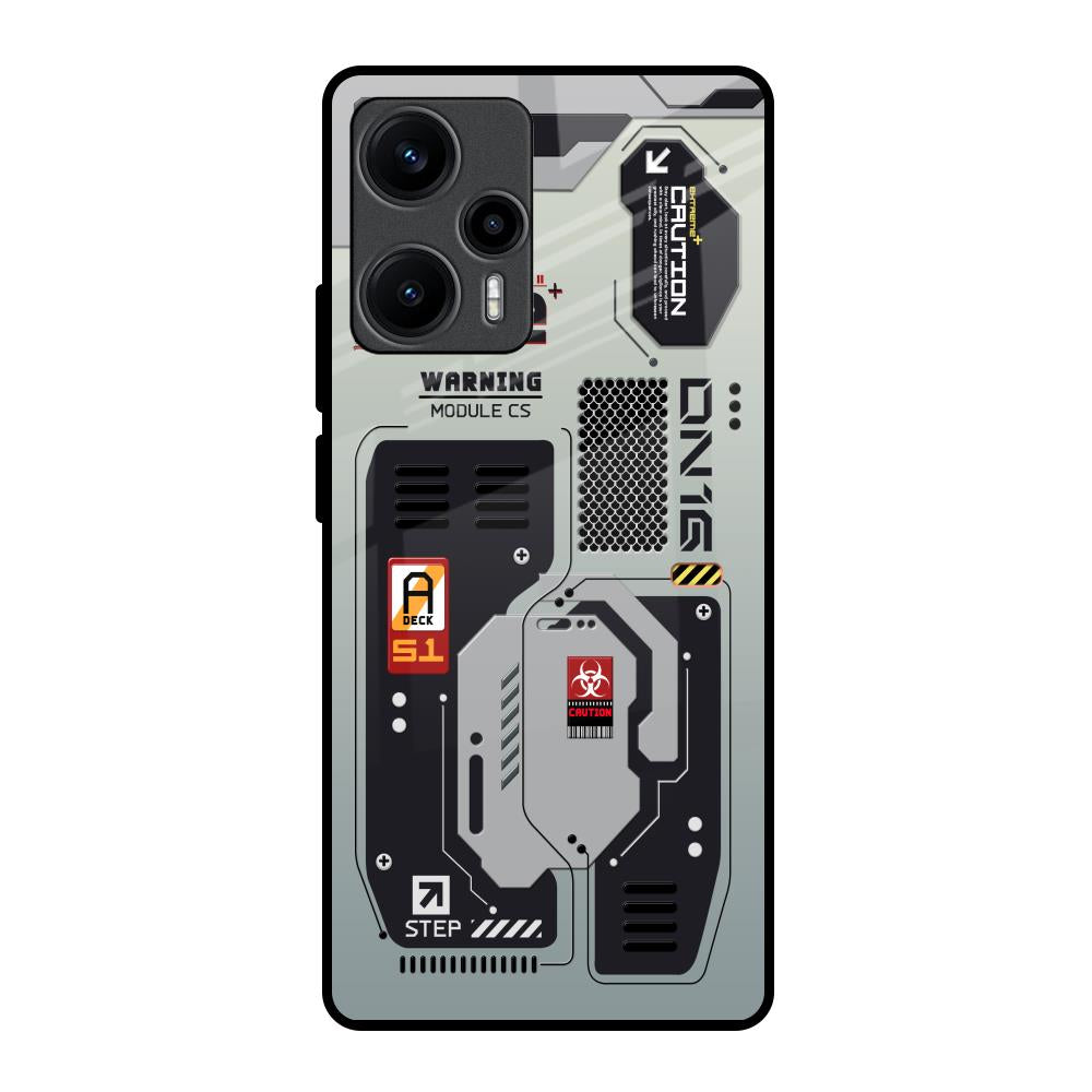 Techno Vibes Poco F5 5G Glass Back Cover Online