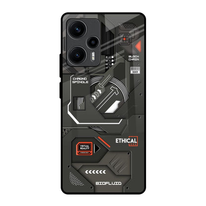 Tech Aesthetics Poco F5 5G Glass Back Cover Online