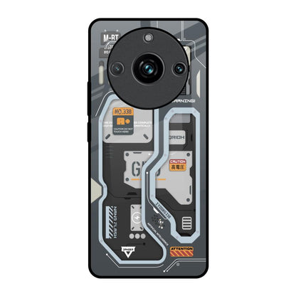 Retro Futuristic Realme 11 Pro Plus 5G Glass Back Cover Online