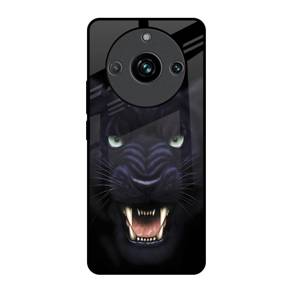 Angry Black Leopard Realme 11 Pro Plus 5G Glass Back Cover Online