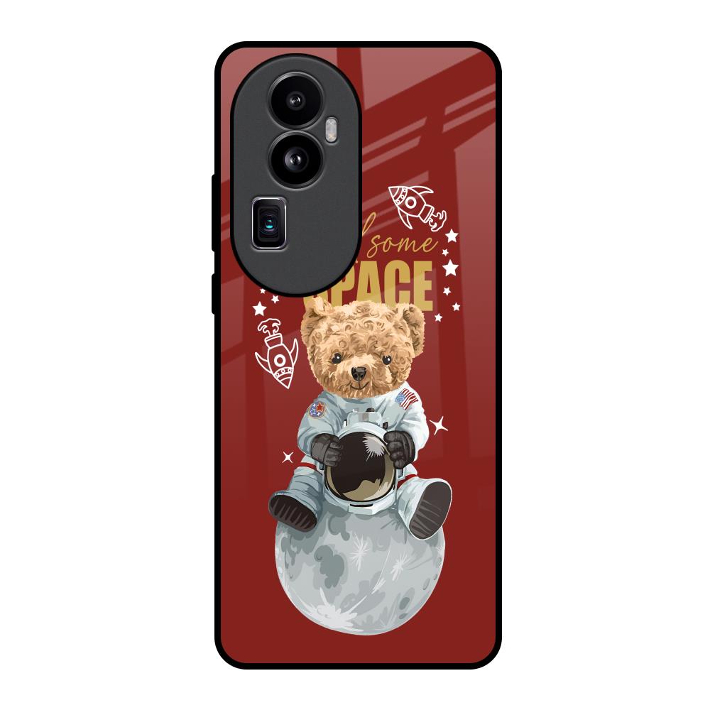 Astronaut Bear Oppo Reno10 Pro Plus 5G Glass Back Cover Online