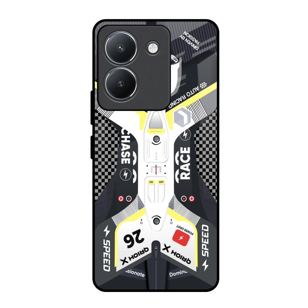 Car Enthusiast Vivo Y36 Glass Back Cover Online