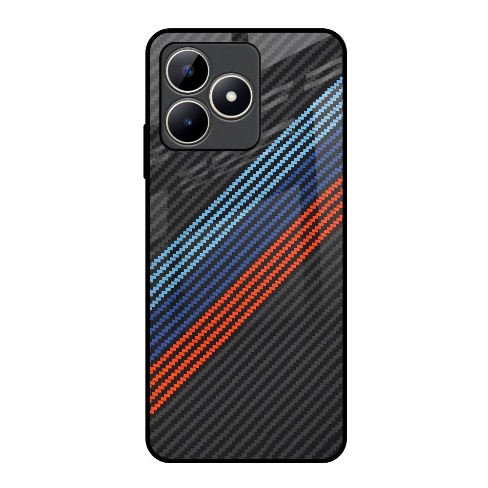 Carbon Inspired Realme C53 Glass Back Cover Online