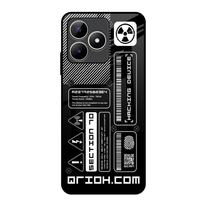 Futuristic Art Realme C53 Glass Back Cover Online