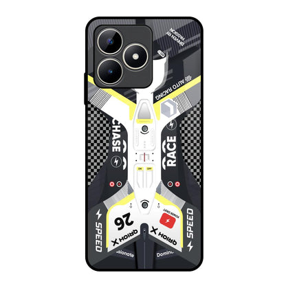 Car Enthusiast Realme C53 Glass Back Cover Online
