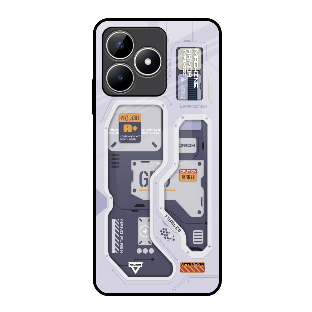 Tech Savvy Realme C53 Glass Back Cover Online