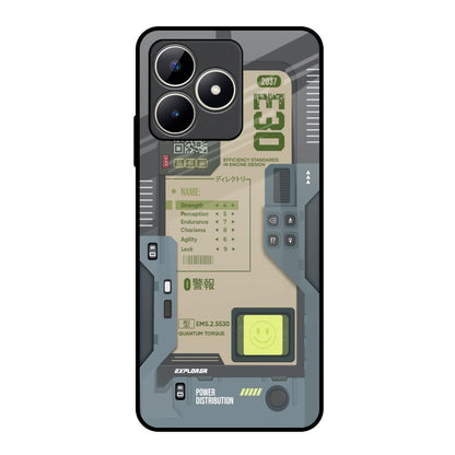 Art Station Realme C53 Glass Back Cover Online