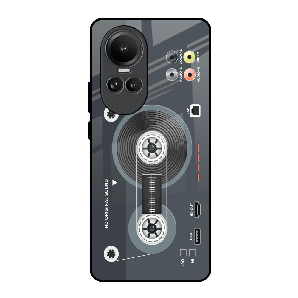 Retro Recorder Oppo Reno10 5G Glass Back Cover Online