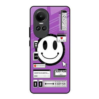 Code with Smile Oppo Reno10 5G Glass Back Cover Online
