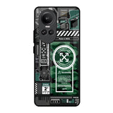 Green Camo Circuit Oppo Reno10 Pro 5G Glass Back Cover Online