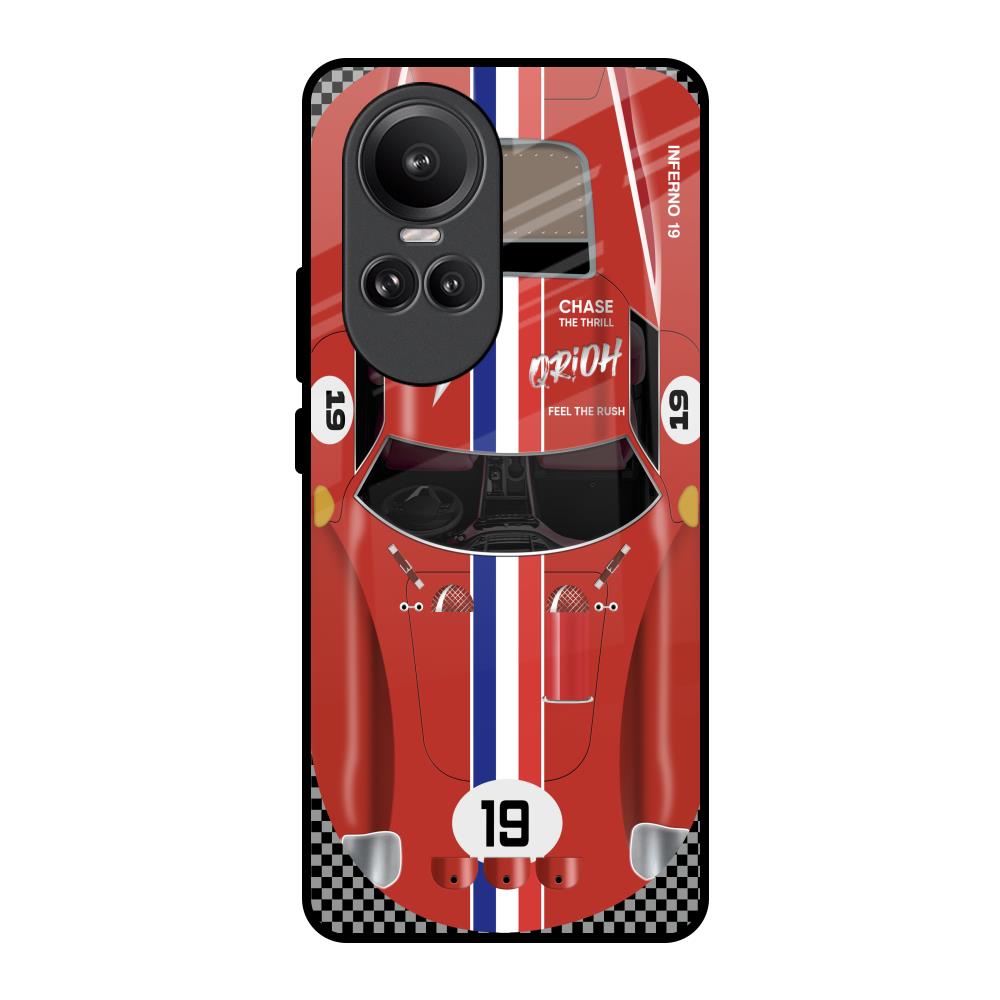 Racing Vintage Oppo Reno10 Pro 5G Glass Back Cover Online