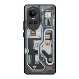 Retro Futuristic Oppo Reno10 Pro 5G Glass Back Cover Online