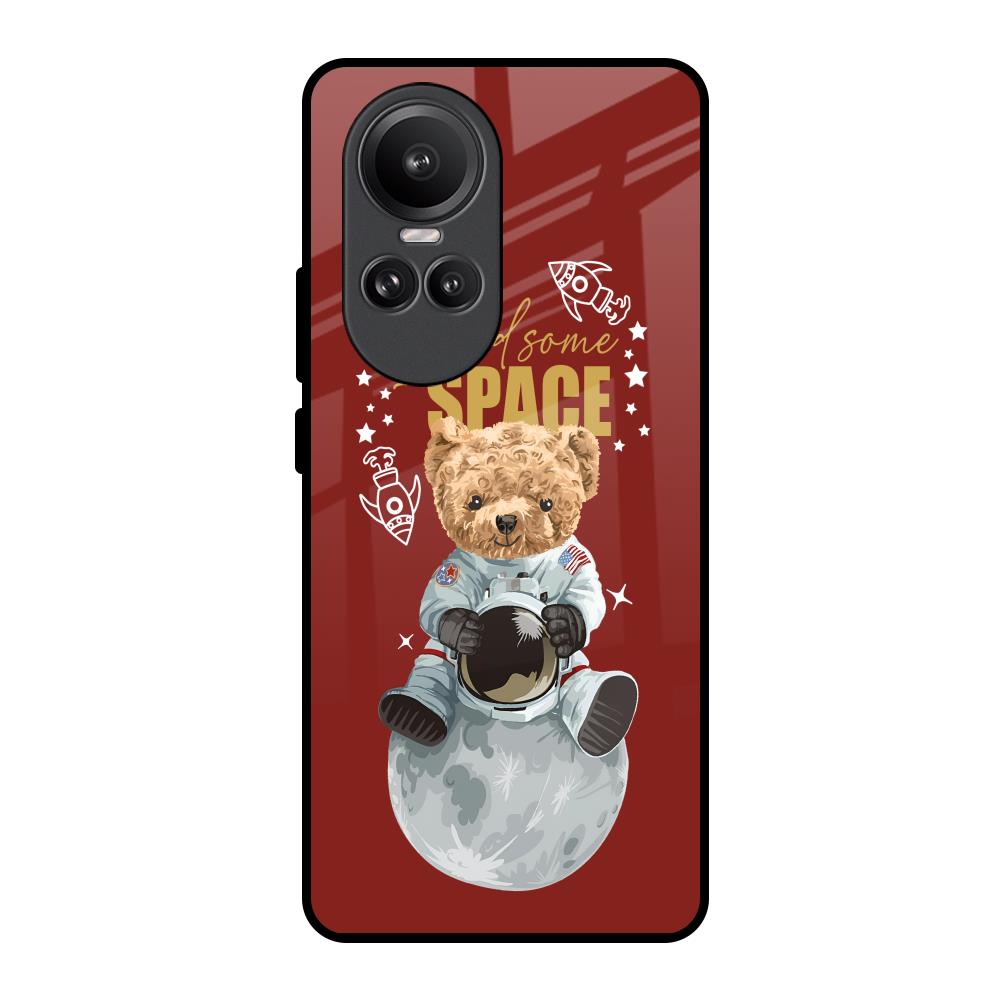 Astronaut Bear Oppo Reno10 Pro 5G Glass Back Cover Online
