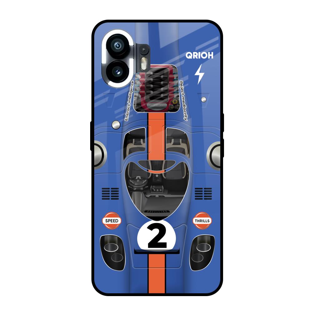 Car Adiction Nothing Phone 2 Glass Back Cover Online