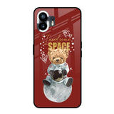 Astronaut Bear Nothing Phone 2 Glass Back Cover Online
