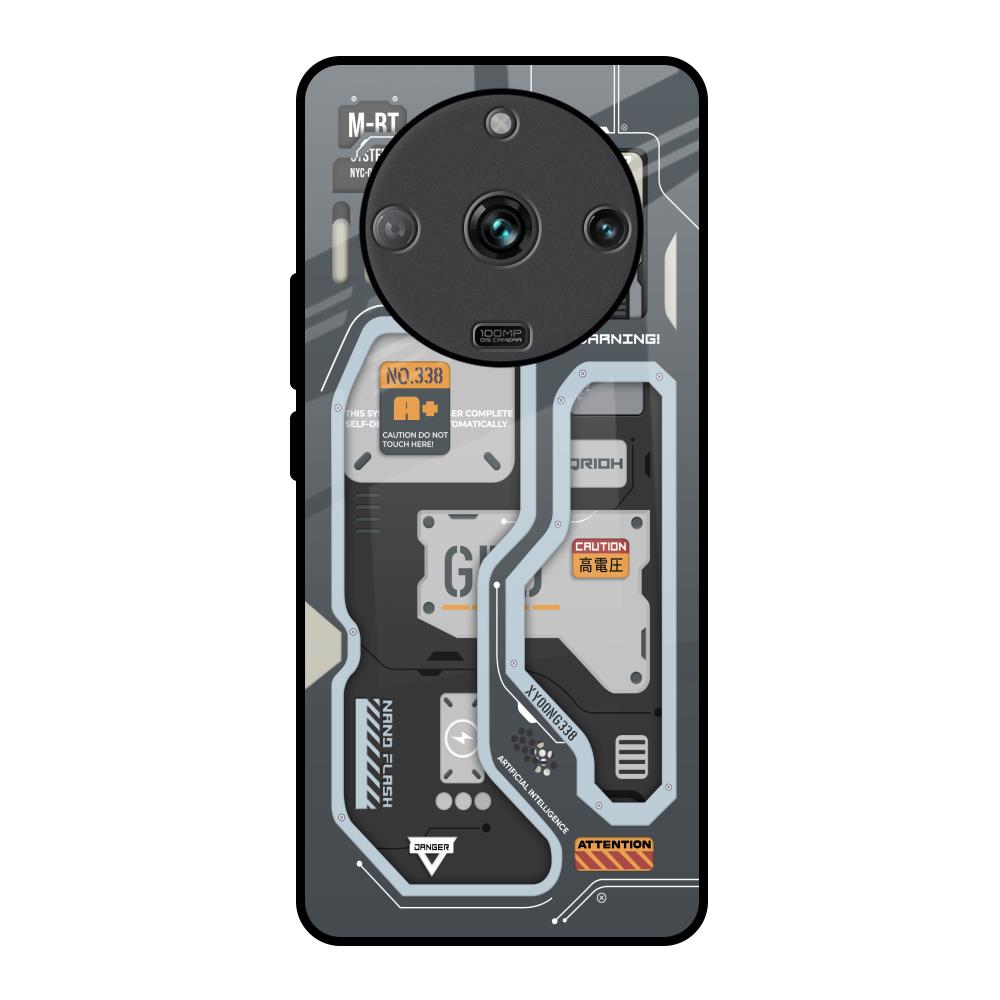Retro Futuristic Realme Narzo 60 5G Glass Back Cover Online