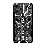 Monochrome Magic Redmi 12 Glass Back Cover Online