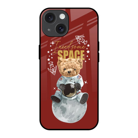 Astronaut Bear iPhone 15 Glass Back Cover Online