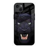 Angry Black Leopard iPhone 15 Plus Glass Back Cover Online