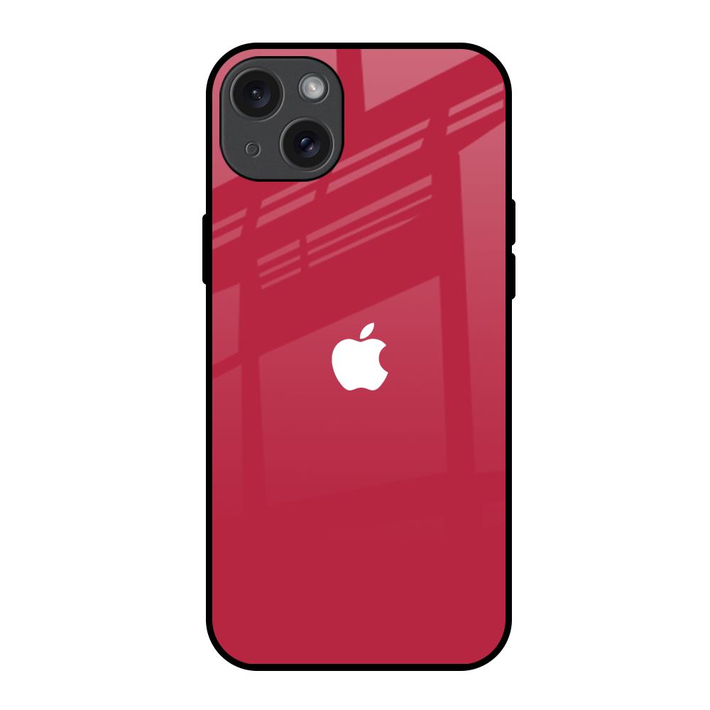 Solo Maroon Glass case for iPhone 15 Plus