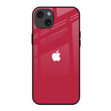 Solo Maroon Glass case for iPhone 15 Plus