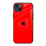 Blood Red Glass Case for iPhone 15 Plus