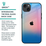 Blue & Pink Ombre Glass case for iPhone 15 Plus
