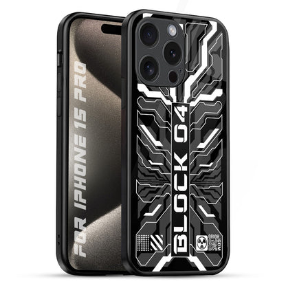 Monochrome Magic iPhone 15 Pro Glass Back Cover Online
