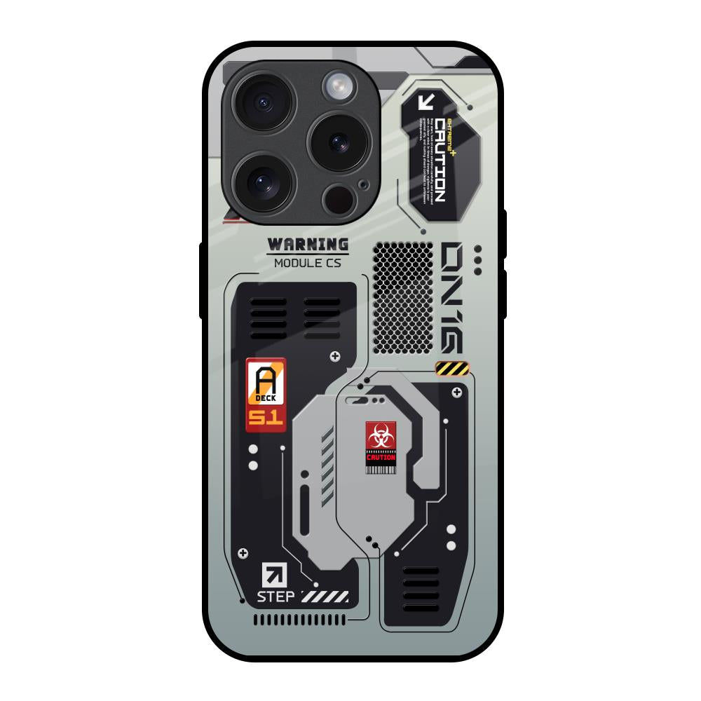 Techno Vibes iPhone 15 Pro Glass Back Cover Online