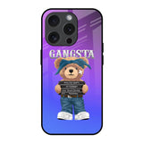 Gangsta Bear iPhone 15 Pro Glass Back Cover Online