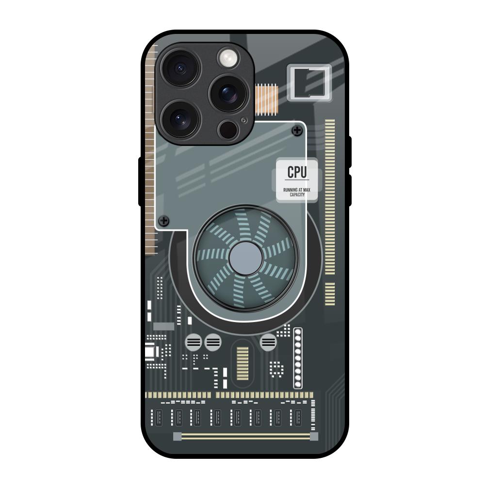 Motherboard Circuit iPhone 15 Pro Max Glass Back Cover Online