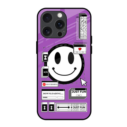 Code with Smile iPhone 15 Pro Max Glass Back Cover Online