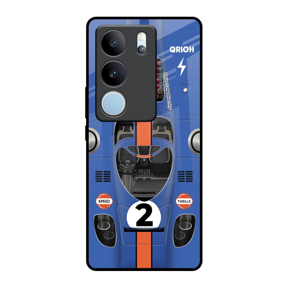 Car Adiction Vivo V29 5G Glass Back Cover Online