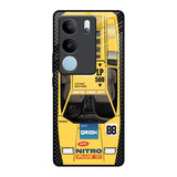 Yellow Racing Car Vivo V29 Pro 5G Glass Back Cover Online